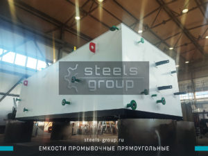 фото прямоугольных емкостей промывочных из низколегированной стали в Щёлково